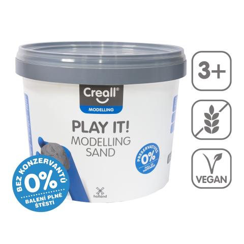 Modelovací písek přírodní okrový v kyblíku 5kg